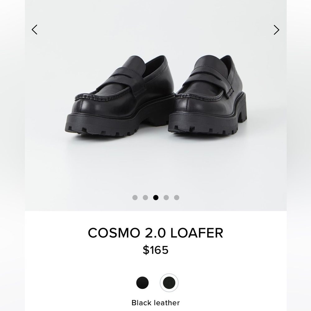 Cosmo 2.0 loafers VAGABOND black polished leather 38